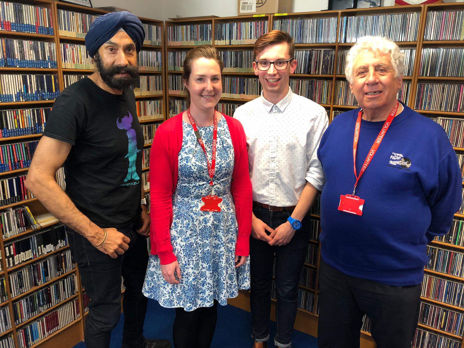 Dr Savi Aurora, Mhairi Irvine, George Reed and Phil Lee